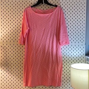 Pink and white polkadot Lilly Pulitzer dress